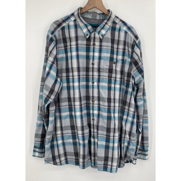 The North Face Men’s Shirt Size XXL Multicolor Plaid Outdoor Hiking Long Sleeve - Picture 1 of 9